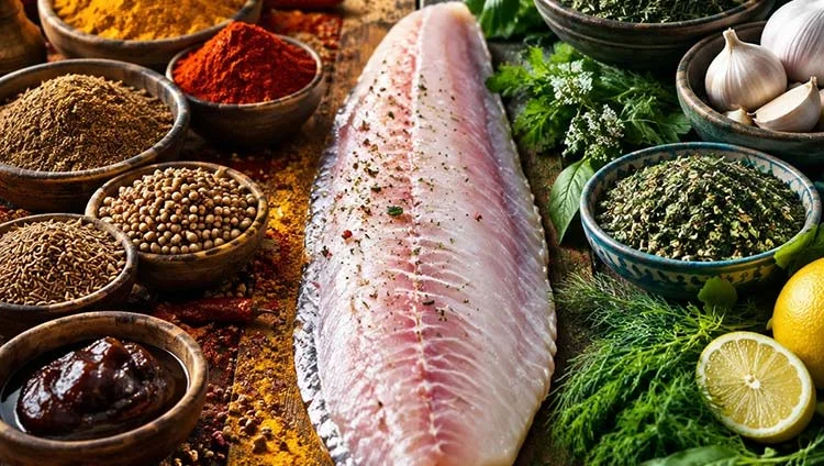 طرز تهیه ادویه ماهی